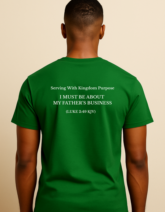 I AM ABOUT MY FATHER’S BUSINESS – Unisex T-Shirt