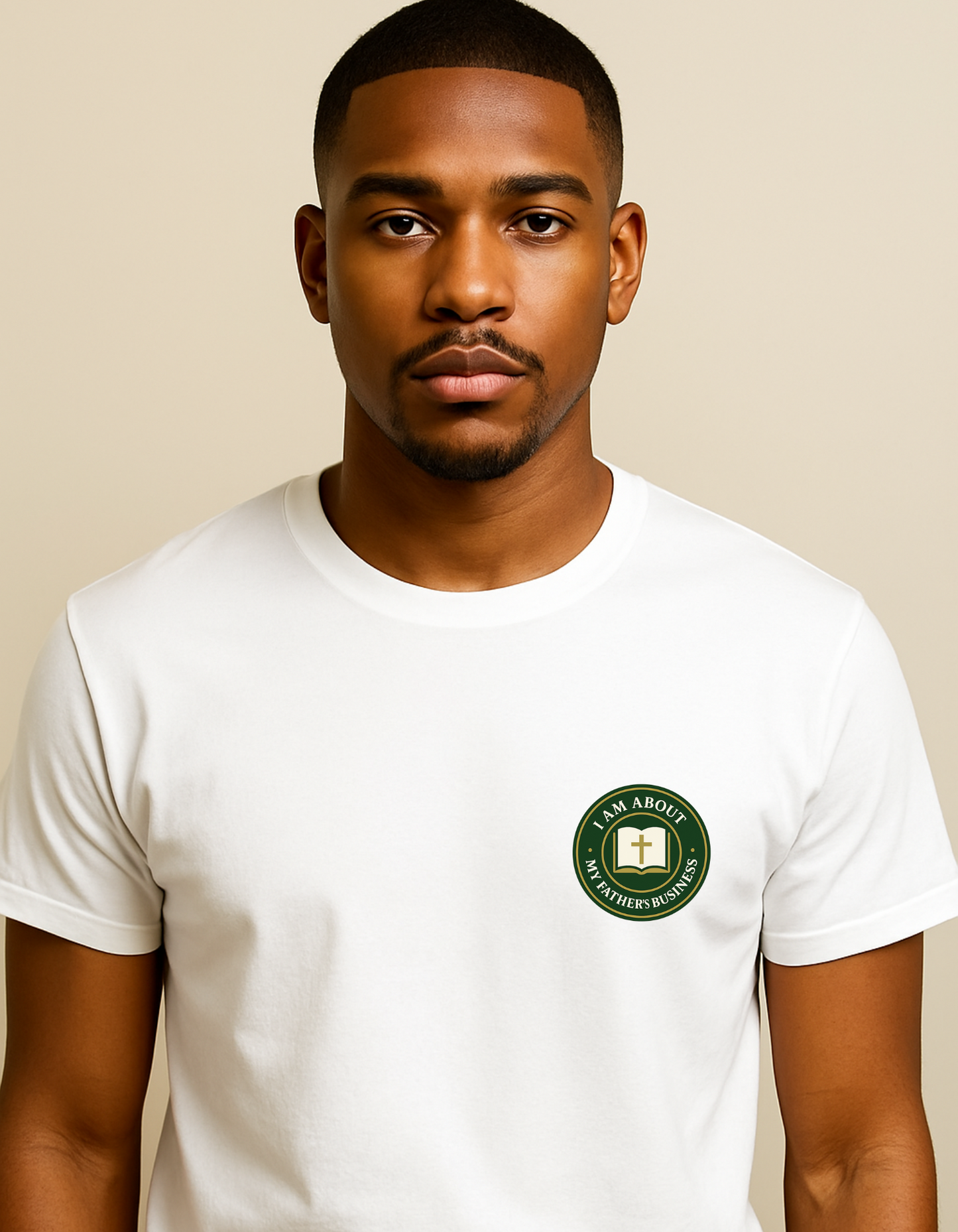 I AM ABOUT MY FATHER’S BUSINESS – Unisex T-Shirt