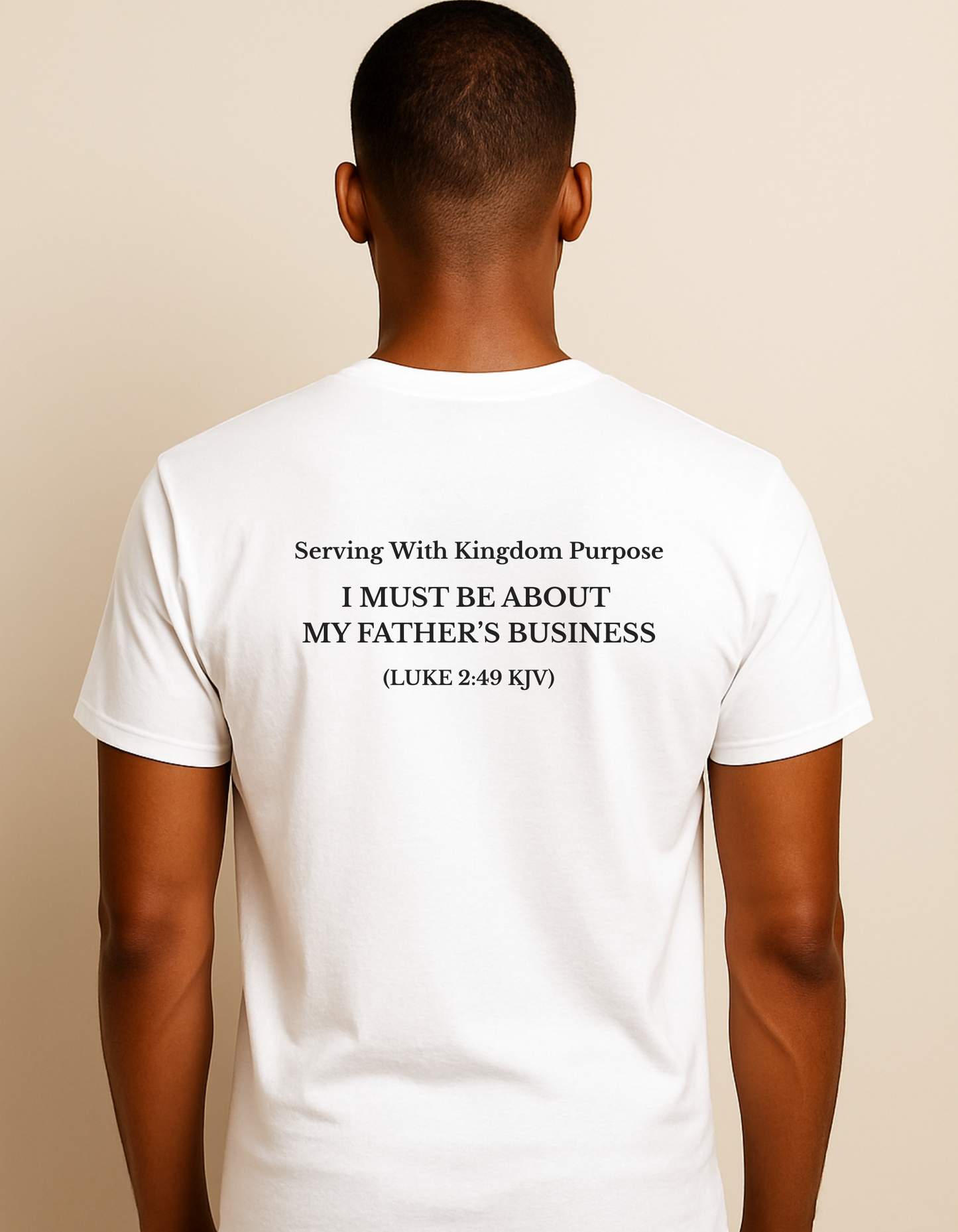 I AM ABOUT MY FATHER’S BUSINESS – Unisex T-Shirt