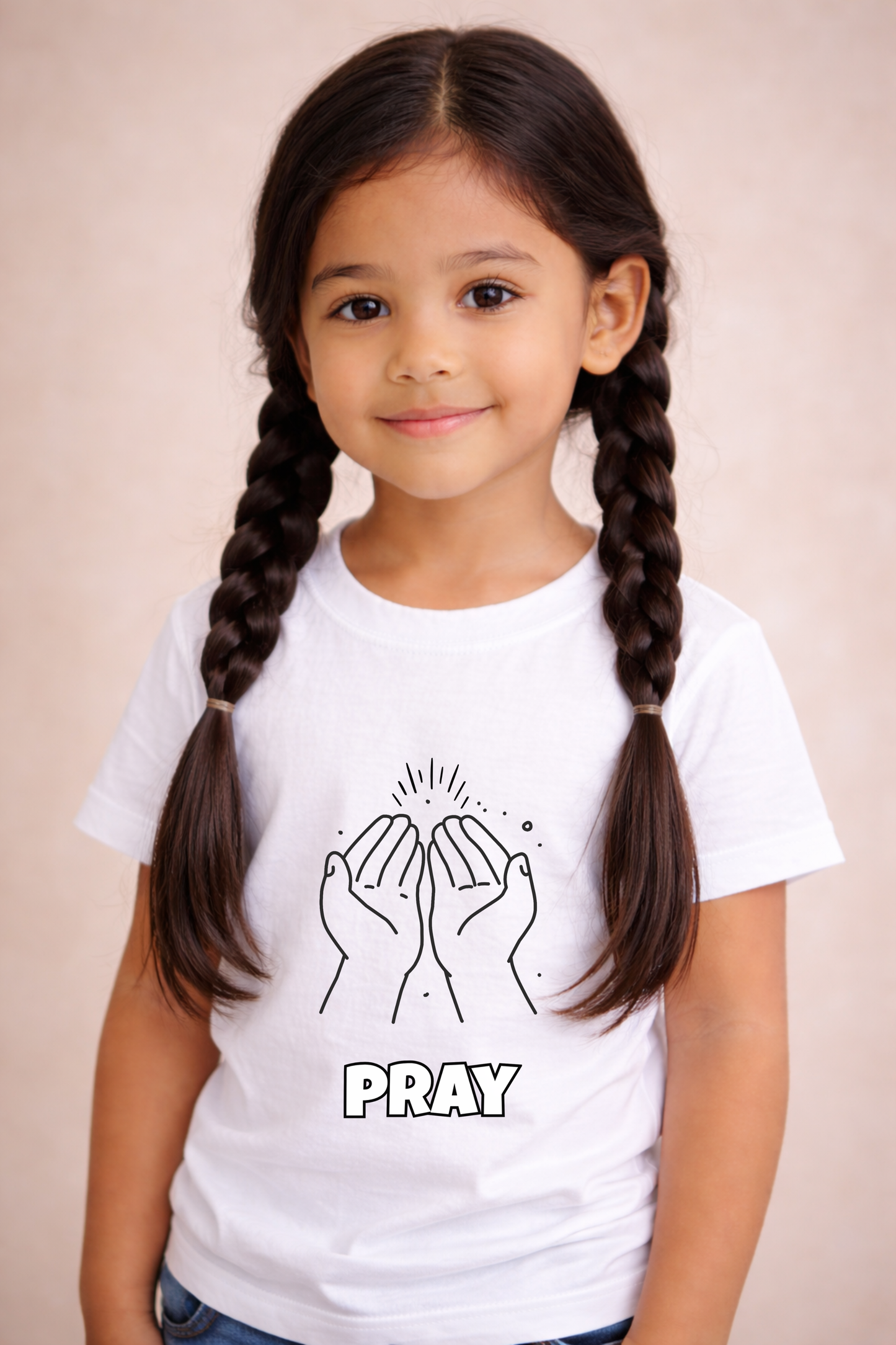 Pray – Kids Coloring Your Own T-Shirt (Ages 4-7)