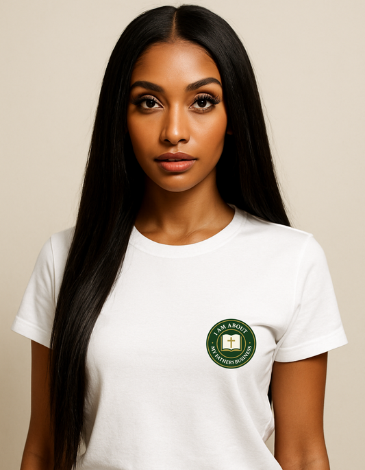 I AM ABOUT MY FATHER’S BUSINESS – Unisex T-Shirt